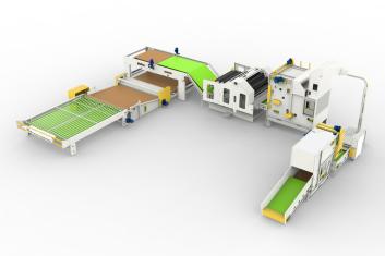 Línea de producción de colchas HJBR-1230*1850