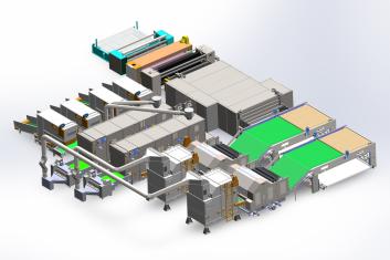 Línea de producción de algodón de seda imitada HJ