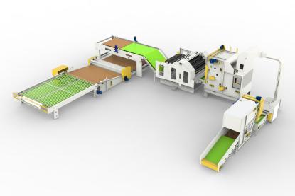 Línea de producción de colchas HJBR-1230*1850